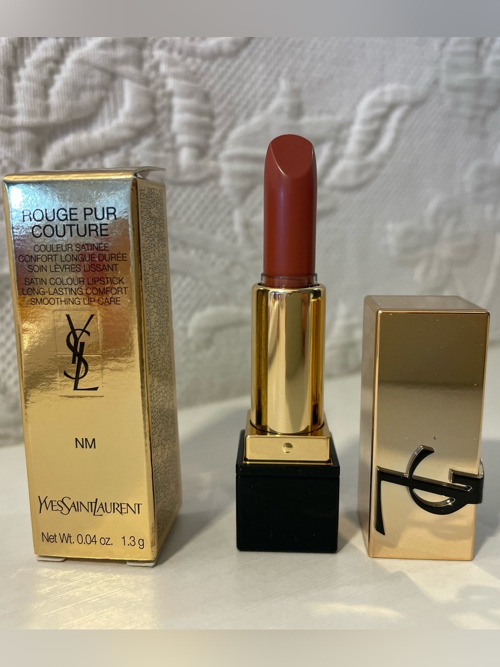 Yves Saint Laurent Rouge Pur Couture Lipstick Mini NM Nu Muse NIB